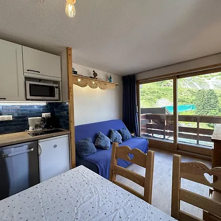 Apartment 2 Pieces A Meribel Avec Balcon Et Wifi, Pieds Des Pistes - Fr-1-355-260
